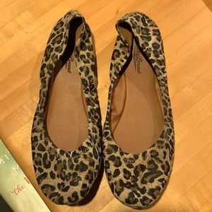 Leopard Lucky Brand Flats